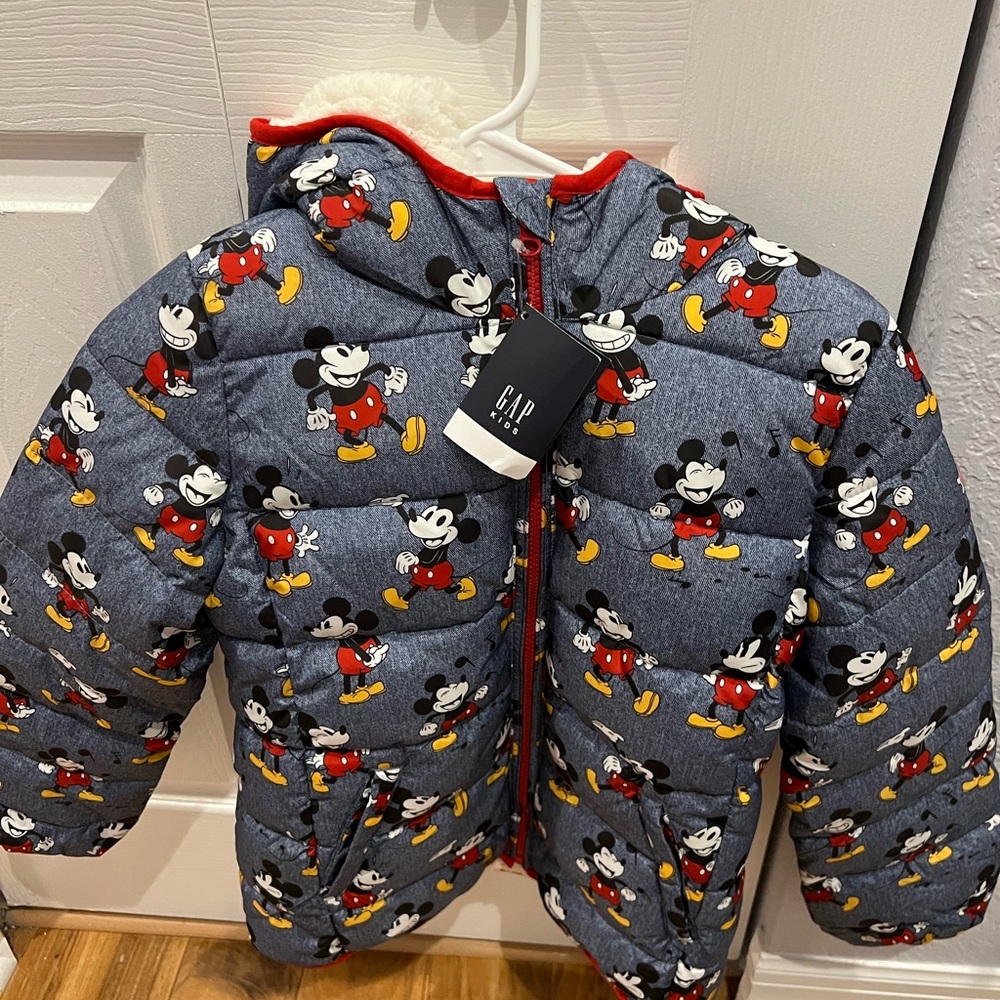 Gap Kids Disney Puffer Jacket Girls XL